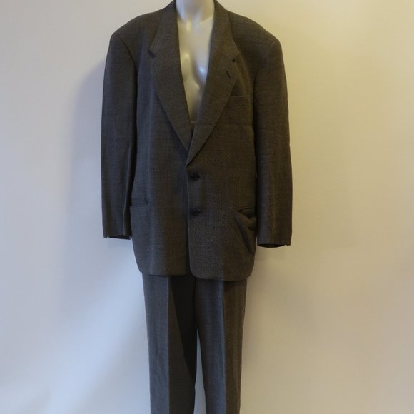 Giorgio Armani Other - GIORGIO ARMANI SAKS WOOL PANT SUIT BLAZER 41R *